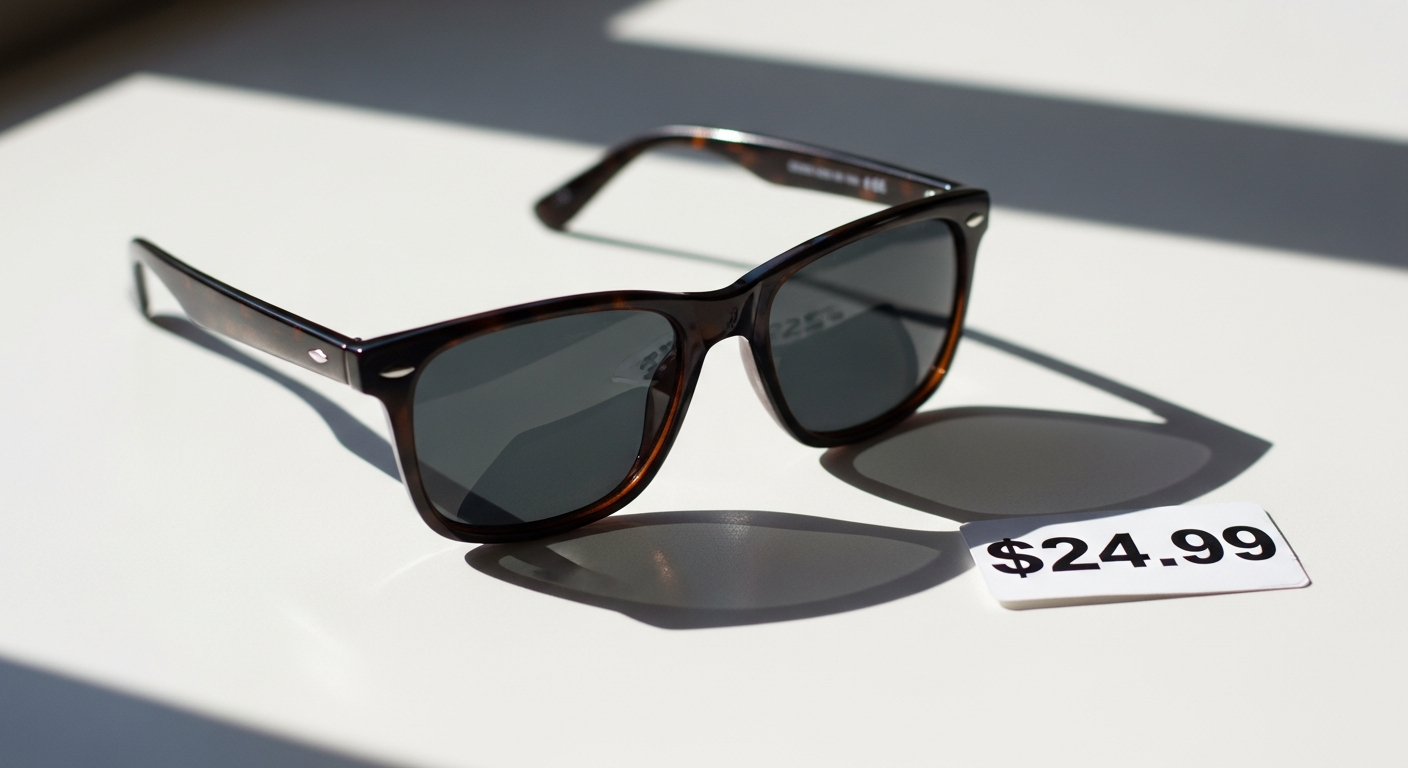 SOJOS VISION Classic Polarized Square Sunglasses: Budget-Friendly UV400 Protection Under $25
