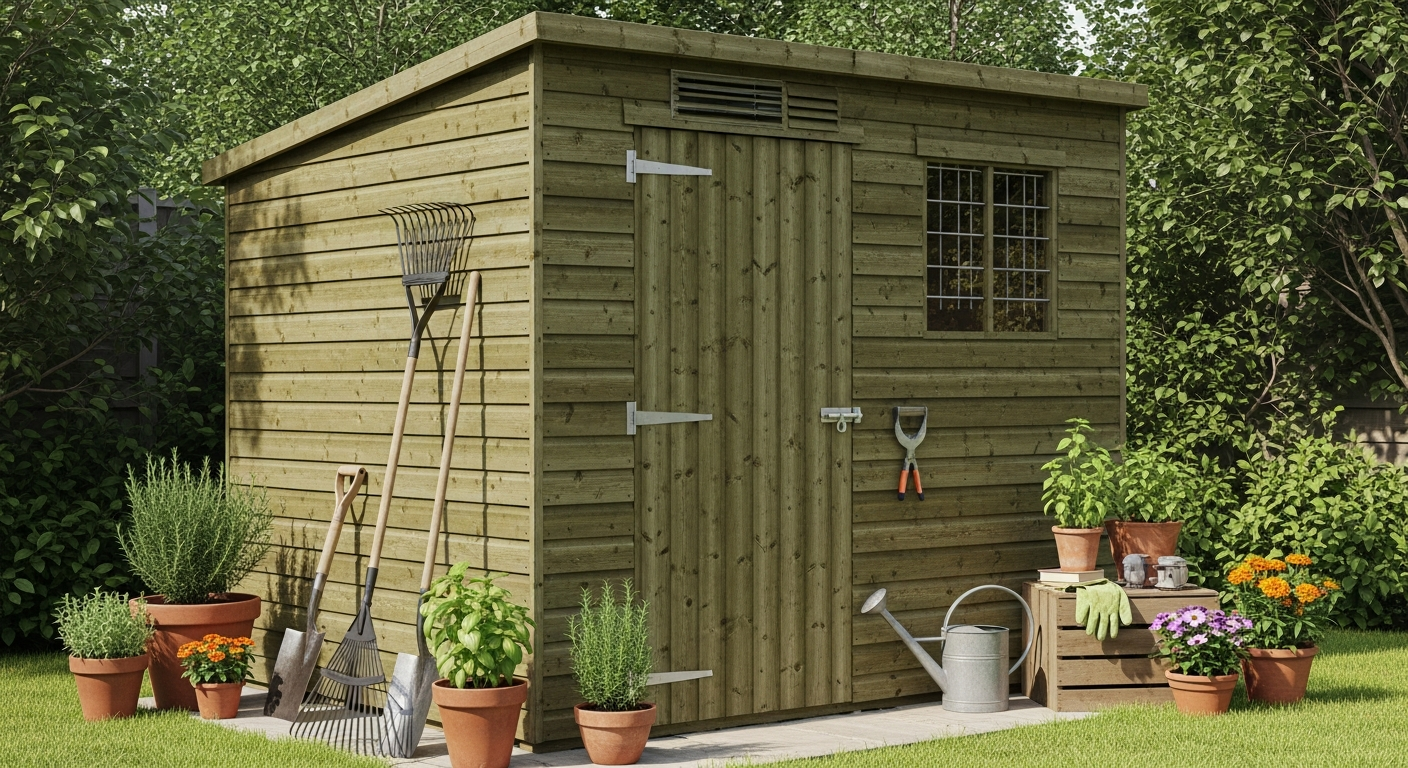 Pressure Treated Wooden Apex Garden Shed: Complete Buyer’s Guide to Durability & Value