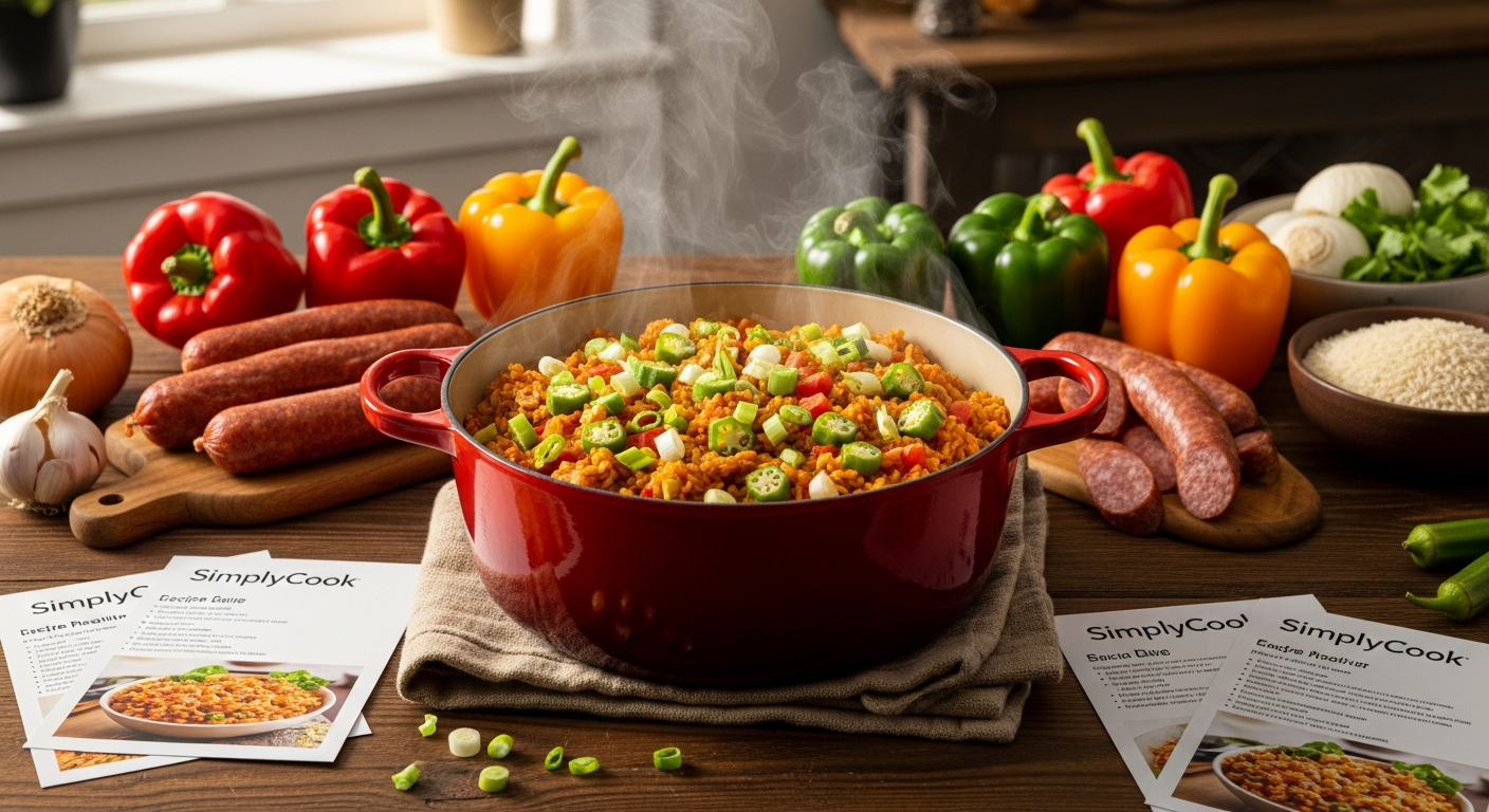 How to Cook Authentic Cajun Jambalaya at Home: SimplyCook Recipe Kit Review & Cooking Guide