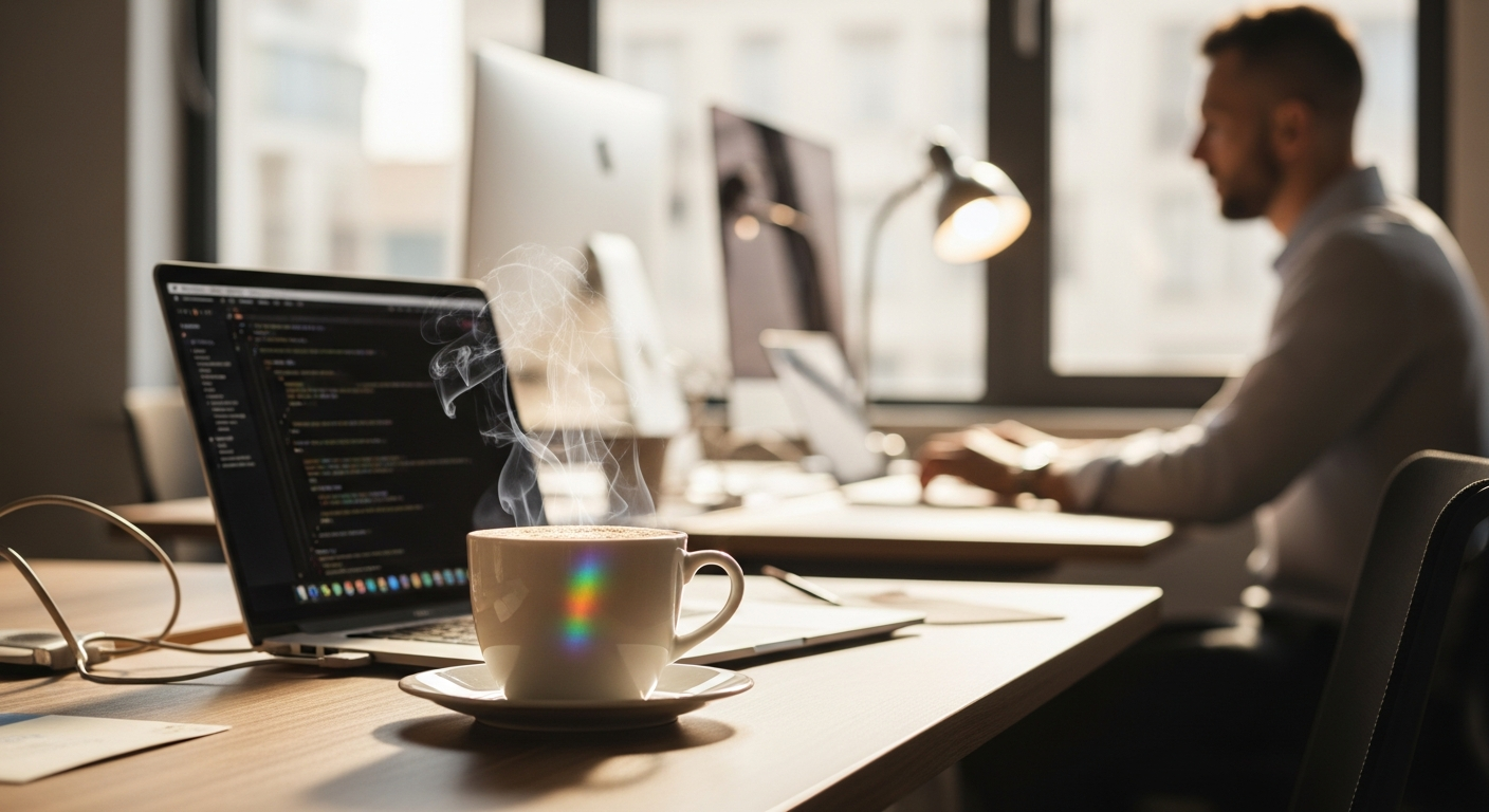 Spacegoods Rainbow Dust mushroom coffee alternative powder in chocolate vanilla and coffee hazelnut flavors with functional mushroom ingredients