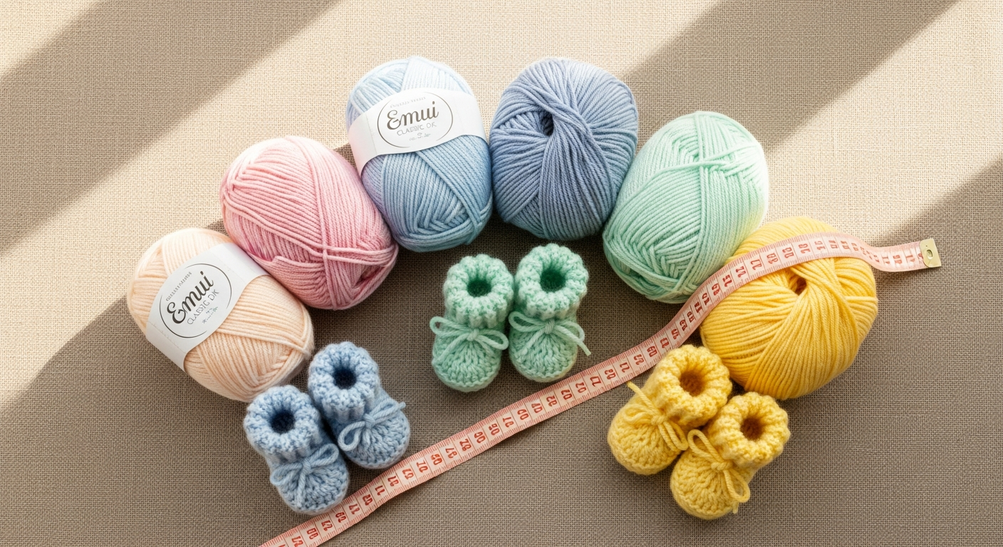 Emu Classic DK Yarn for Budget Baby Projects