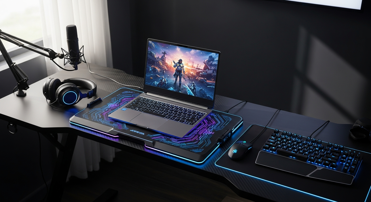 Transform Your Gaming Setup: The Topmate C11 RGB Laptop Cooling Pad for Serious Gamers and Content Creators