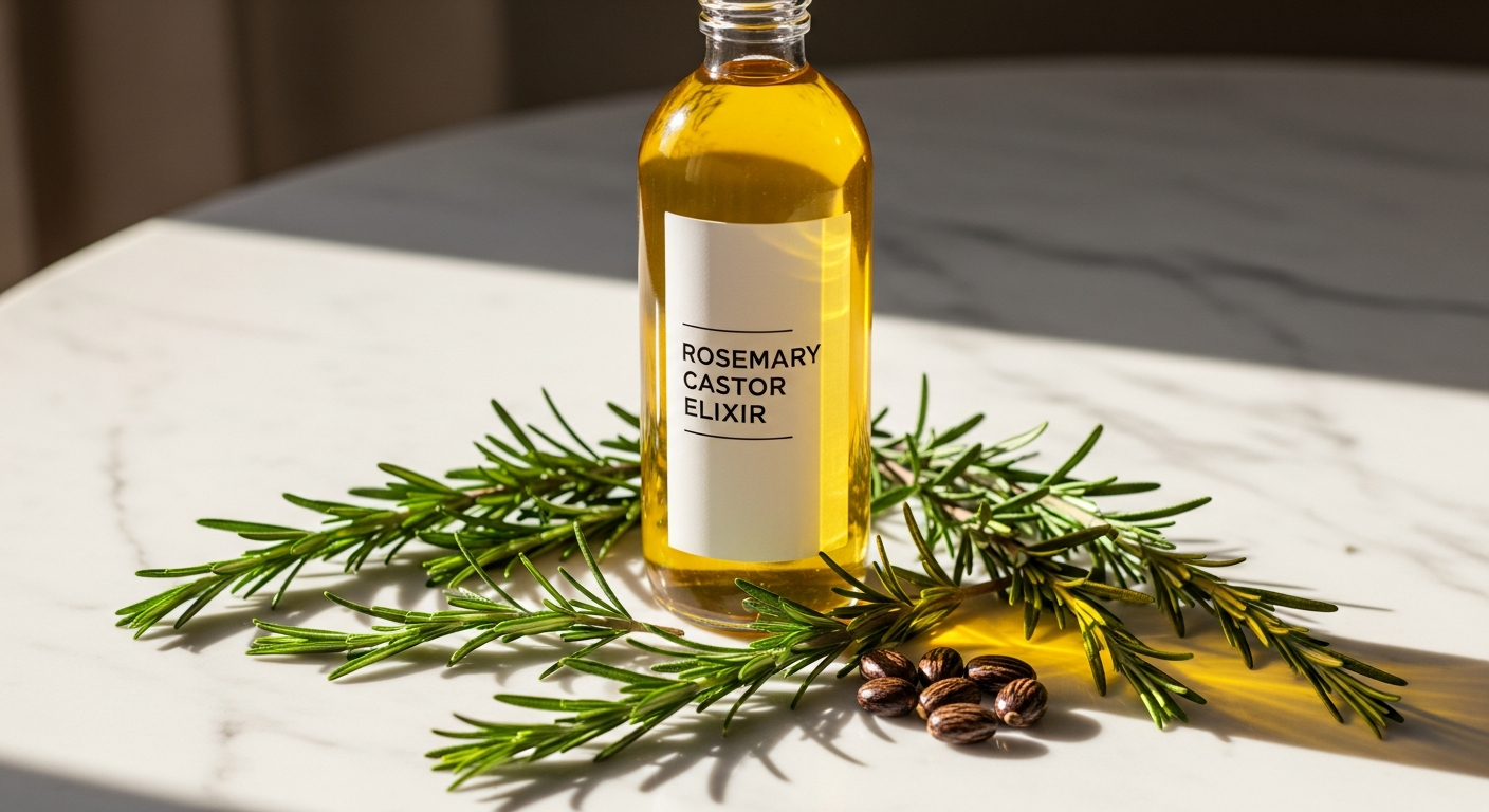 Rosemary Castor Hair Growth Elixir: The Science Behind Natural Scalp Stimulation & Follicle Activation