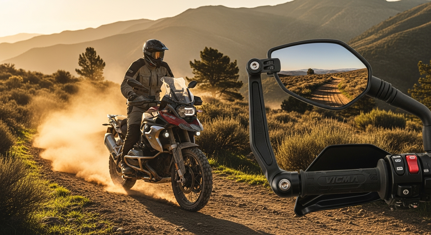 Off-Road Ready: Why the Vicma Universal Homologated Foldable Motorcycle Mirror Dominates Adventure Riding in 2026