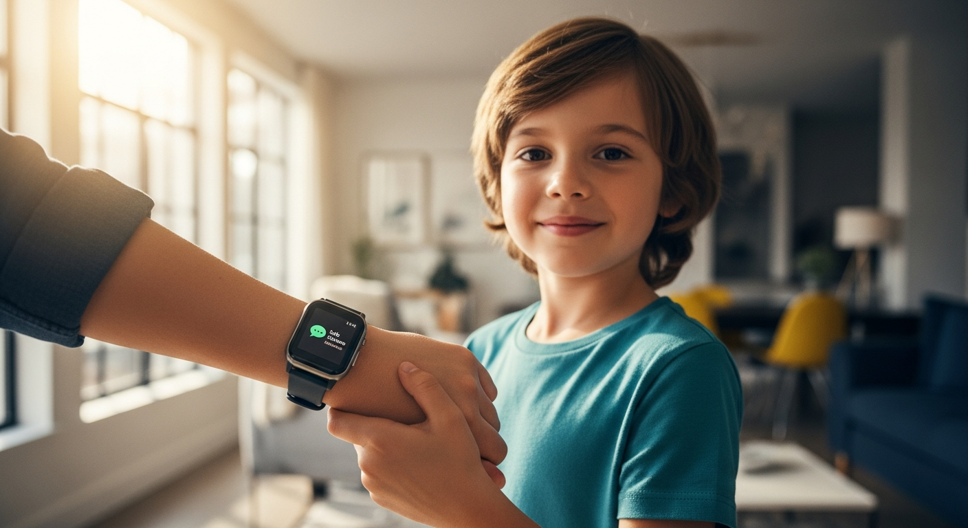 Xplora X6Play Kids GPS Smartwatch displaying time and activity tracking on child's wrist outdoors