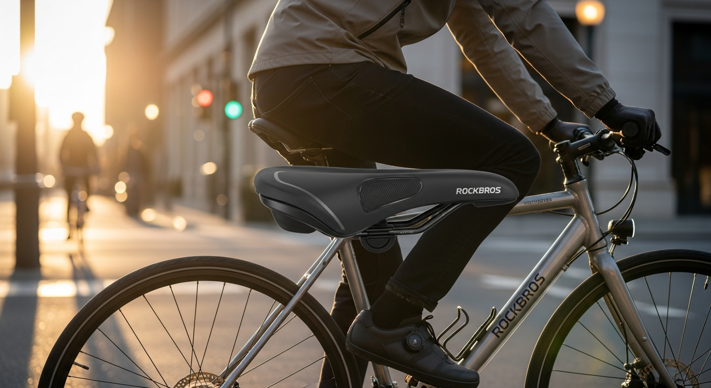 How to End Saddle Pain on Your Commute: The ROCKBROS Comfort Shock Absorption Bike Saddle Guide