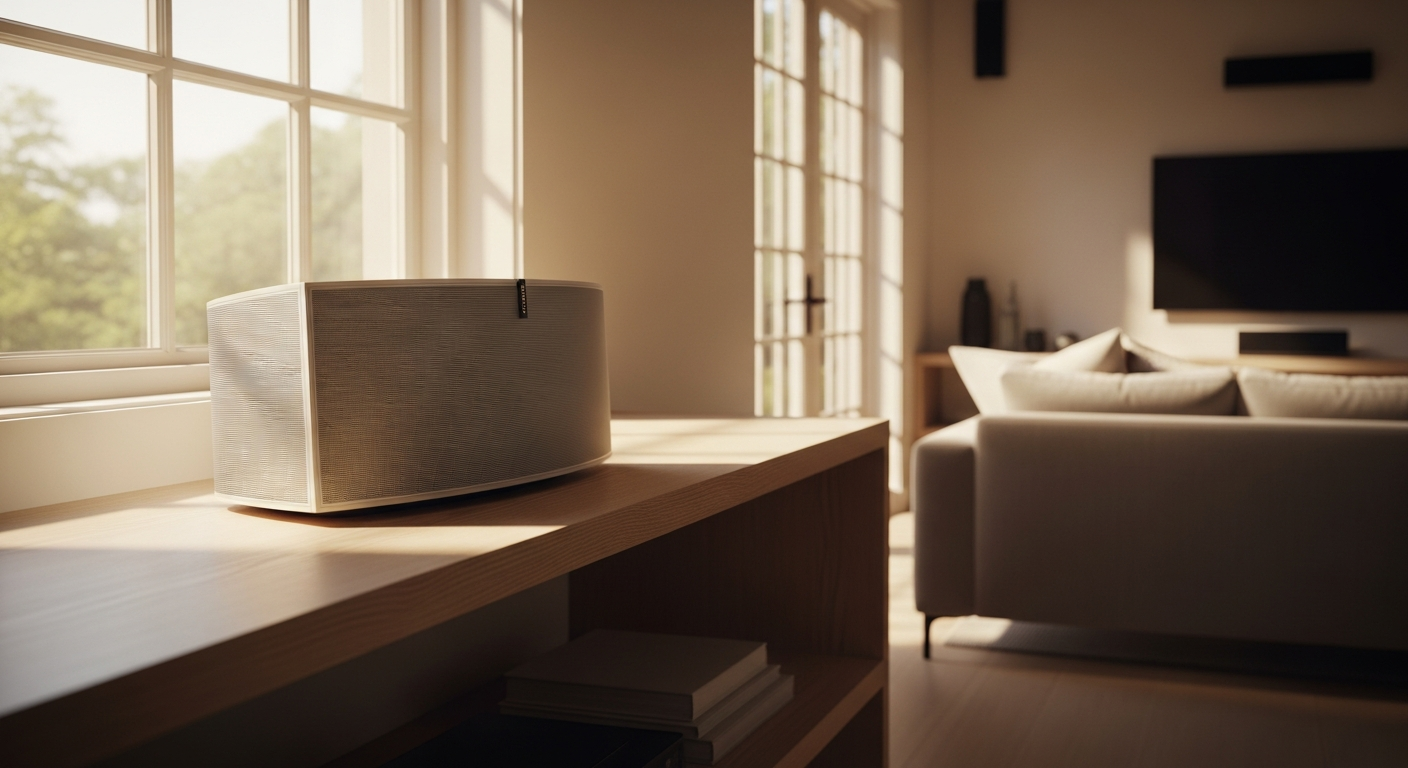 Sonos Era 300 spatial audio smart speaker with six-driver architecture and hourglass design