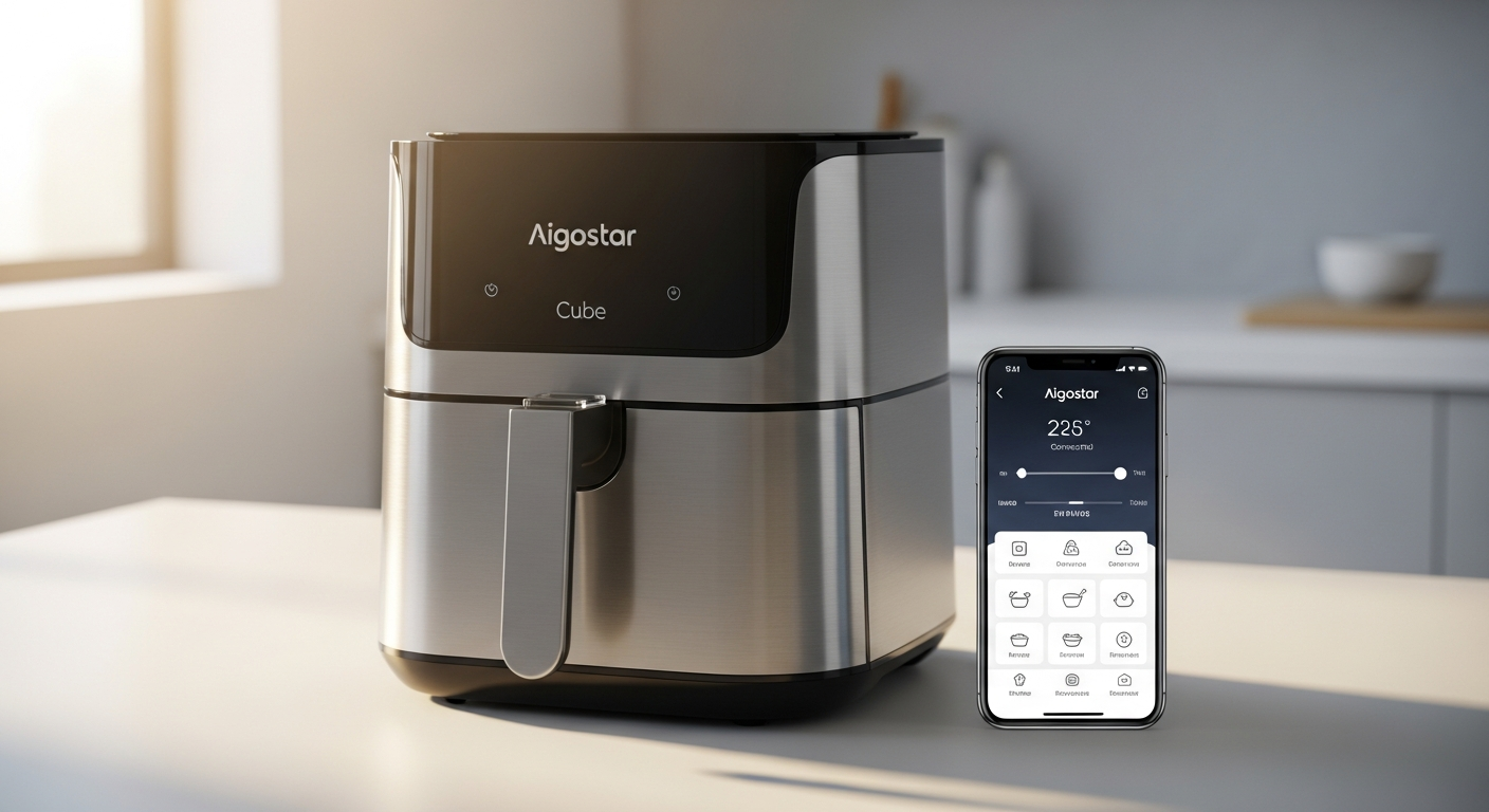 Aigostar Cube Smart Air Fryer: Remote Control
