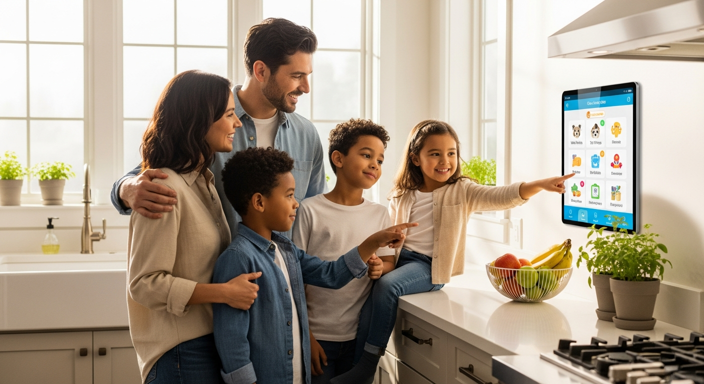 Apolosign Smart Calendar: Gamified Chores & Family Organization