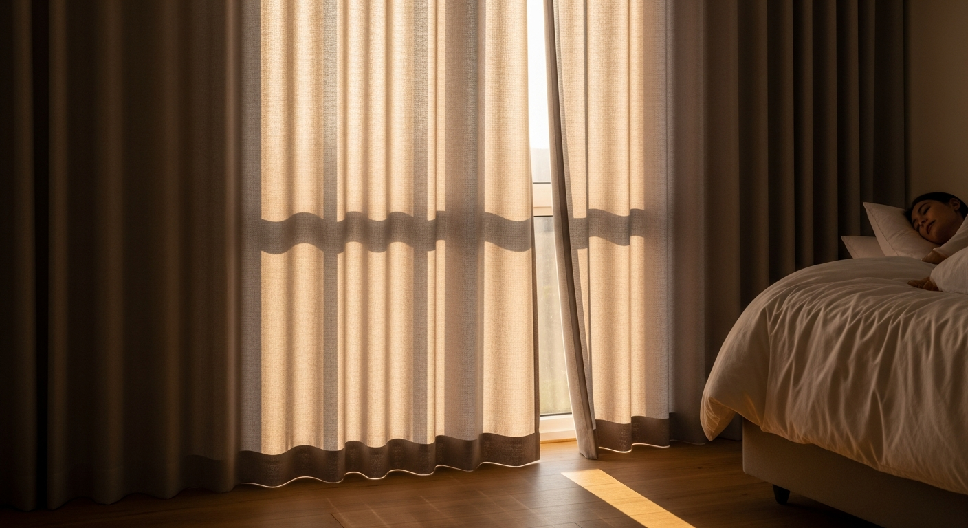 Custom Linen Blackout Curtains for Better Sleep