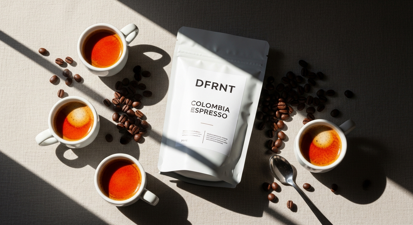 DFRNT Colombia Espresso: Café-Quality Shots