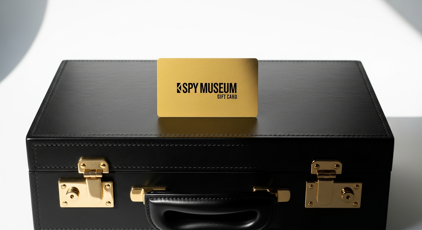 Agent Suitcase Gift Card: Spy Museum Experience