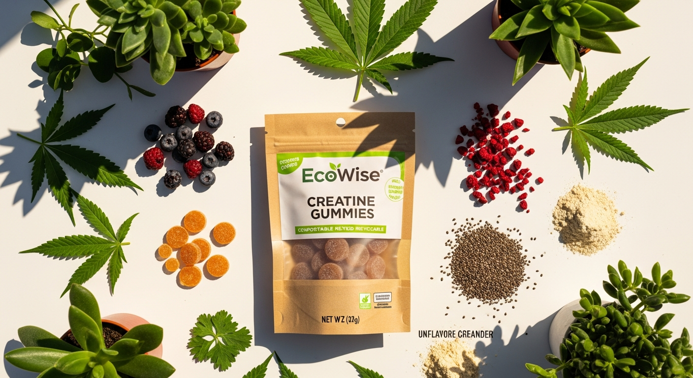 EcoWise Creatine Gummies: Plant-Based Strength