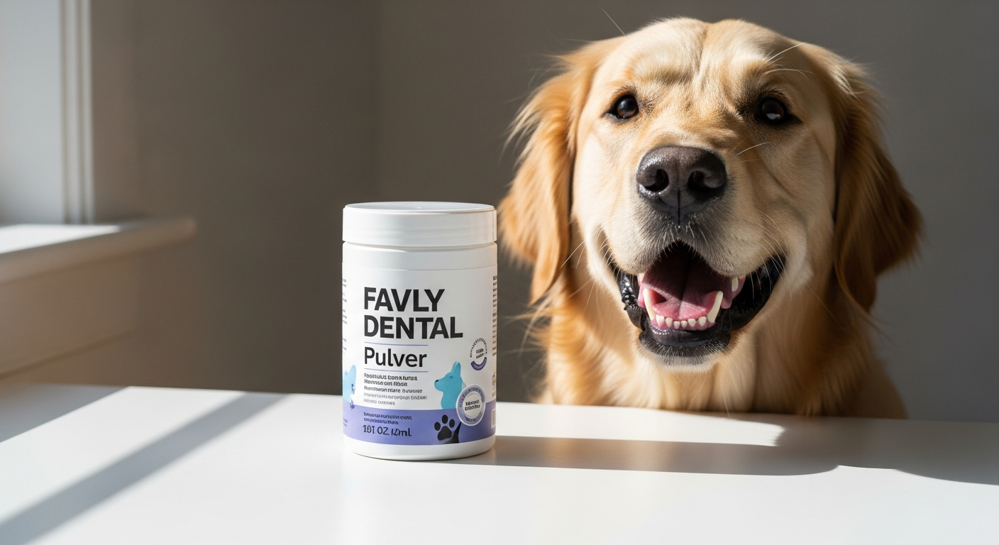 FAVLY DENTAL Pulver: Natural Dog Dental Care
