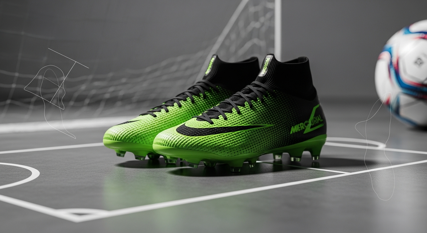 Nike Mercurial football boots lineup displaying Vapor and Superfly models