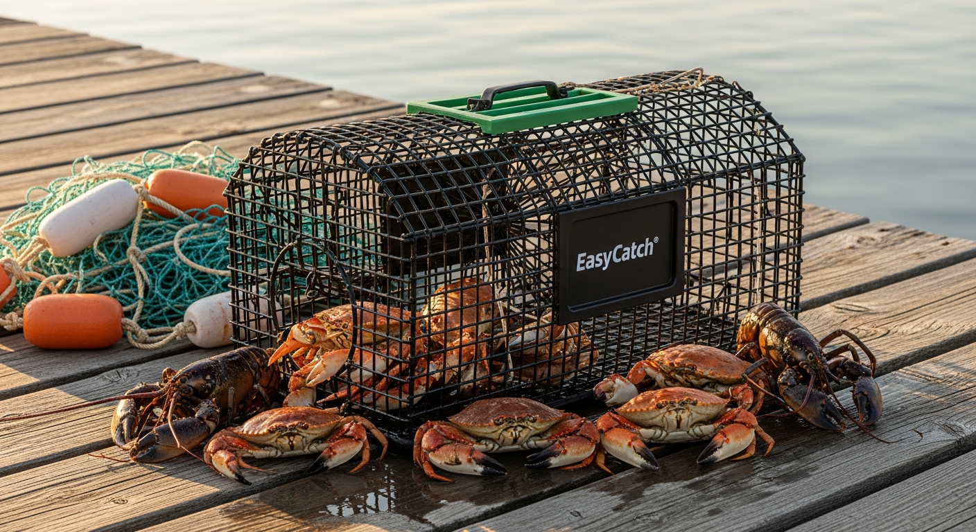 EasyCatch Leisure Creel: Top Crab & Lobster Trap