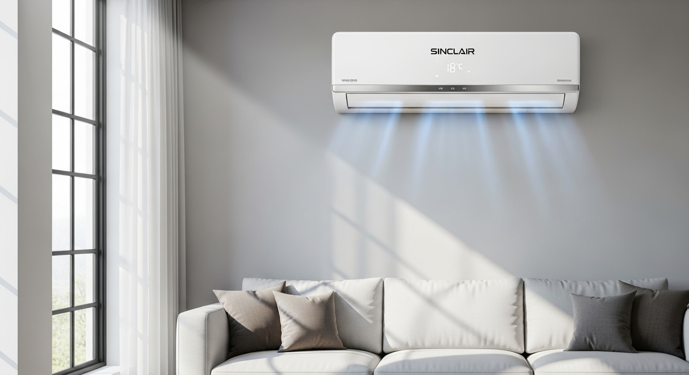SINCLAIR 18000 BTU Inverter AC for Large Spaces