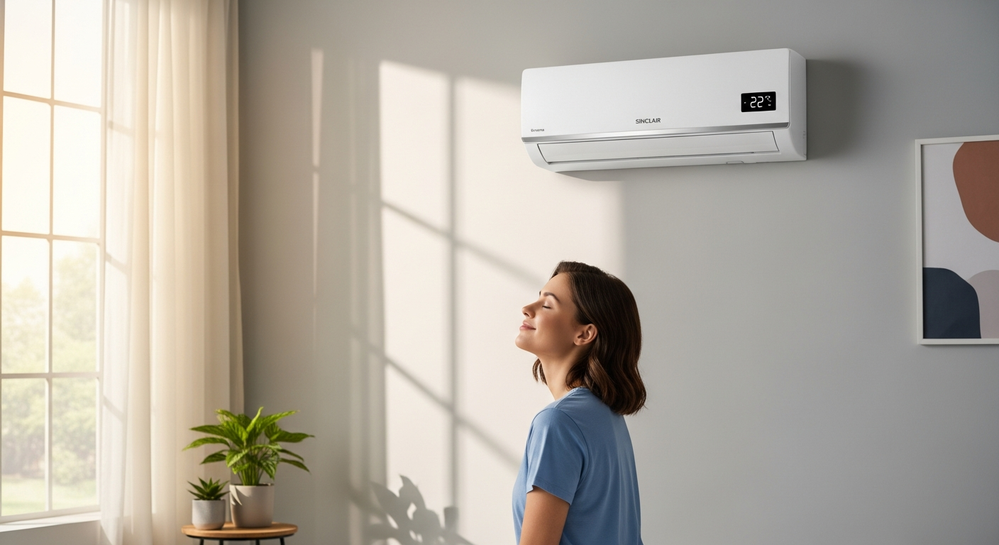 Sinclair 18000 BTU Inverter AC for Allergies