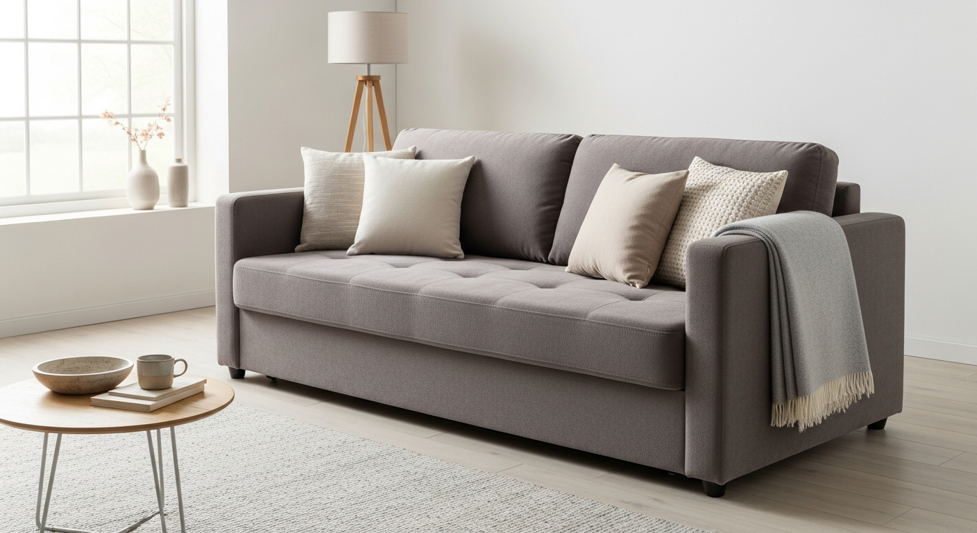 GreatBeanBags Luxury Chenille Sofa Bed