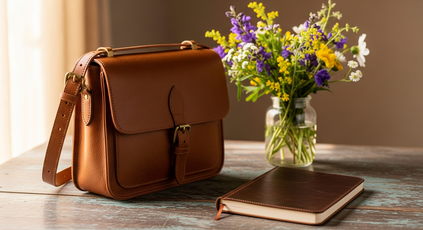 Lakeland Leather Ambleside Cross Body Bag in black leather with adjustable strap