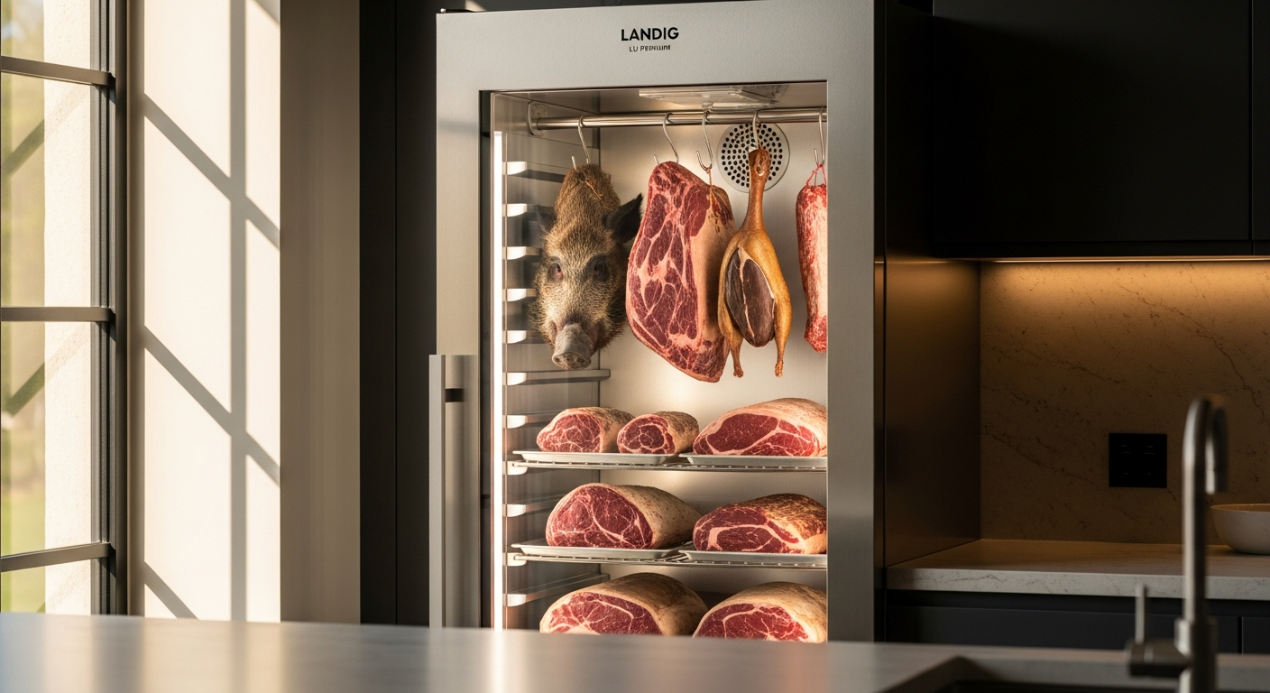 Landig LU 9000 Premium Game Fridge professional cooling unit for meat aging