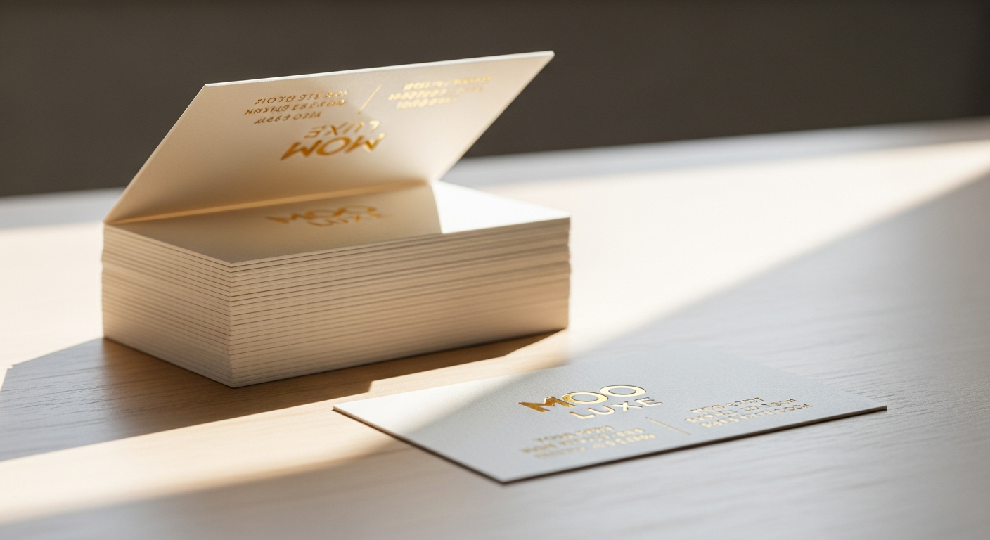 MOO Luxe Business Cards: Premium 32pt Stock