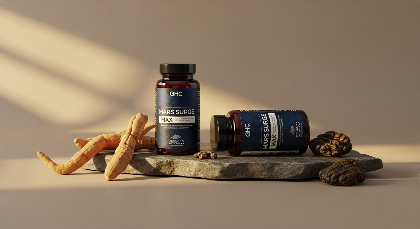 Mars by GHC Surge Max Ashwagandha Shilajit Safed Musli capsules for male wellness