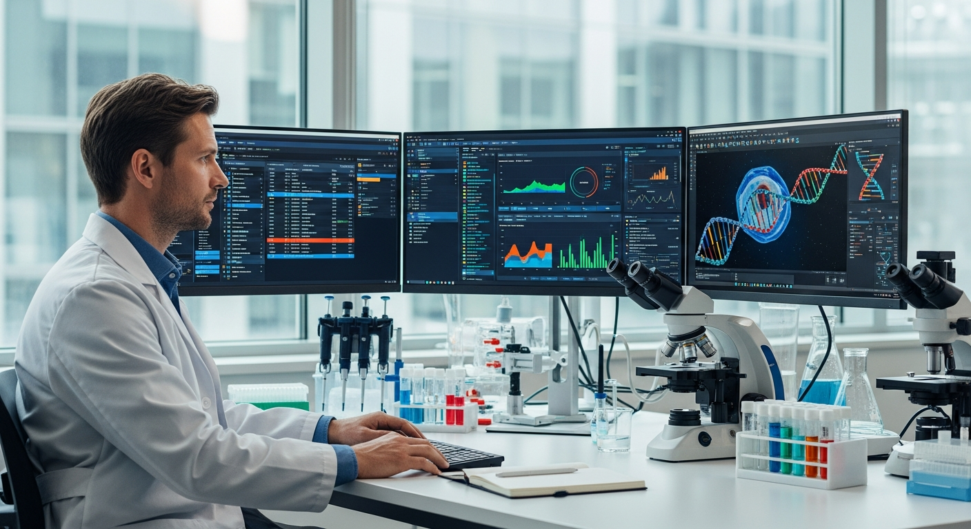 Orchard Enterprise Lab LIS software interface showing customizable workflows for specialized laboratories