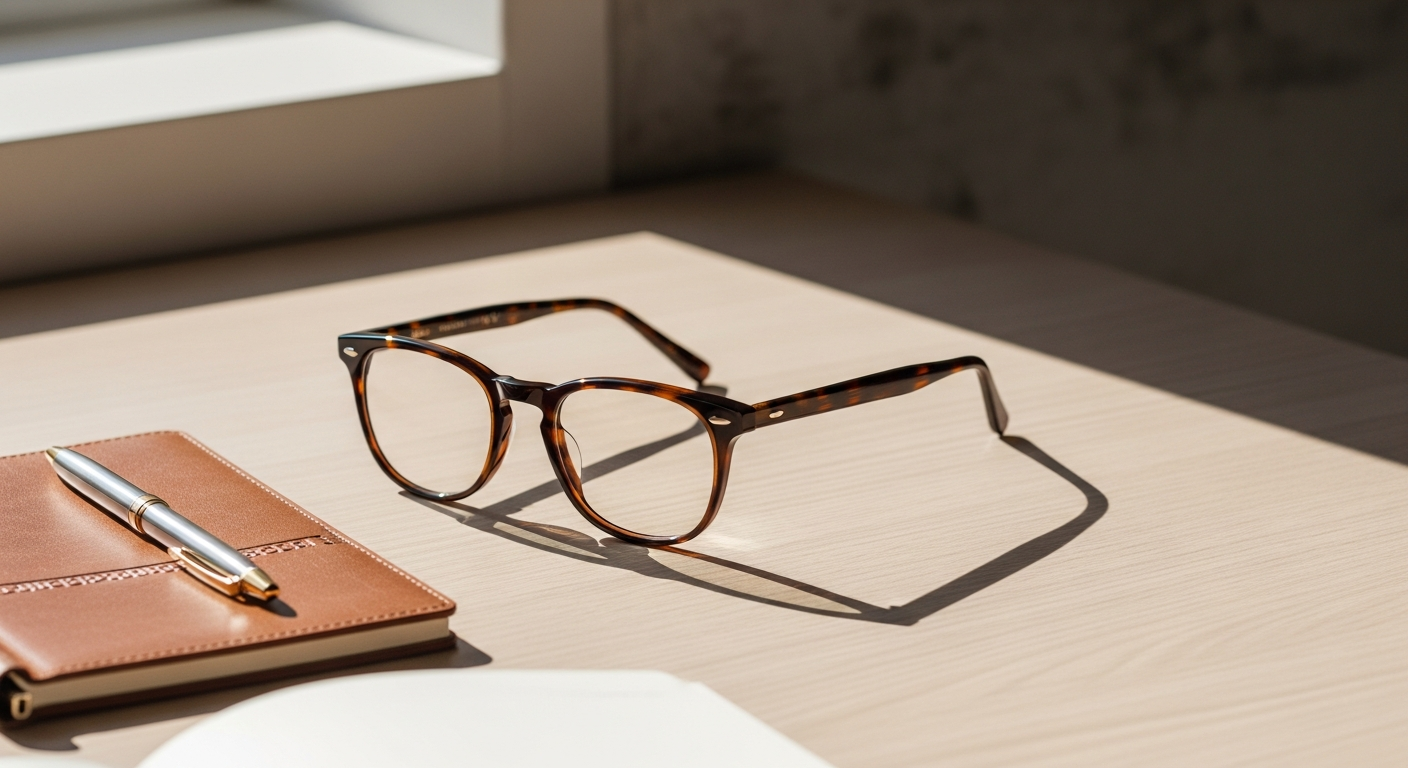 Winstanley 3 Browline Glasses: Affordable Luxury