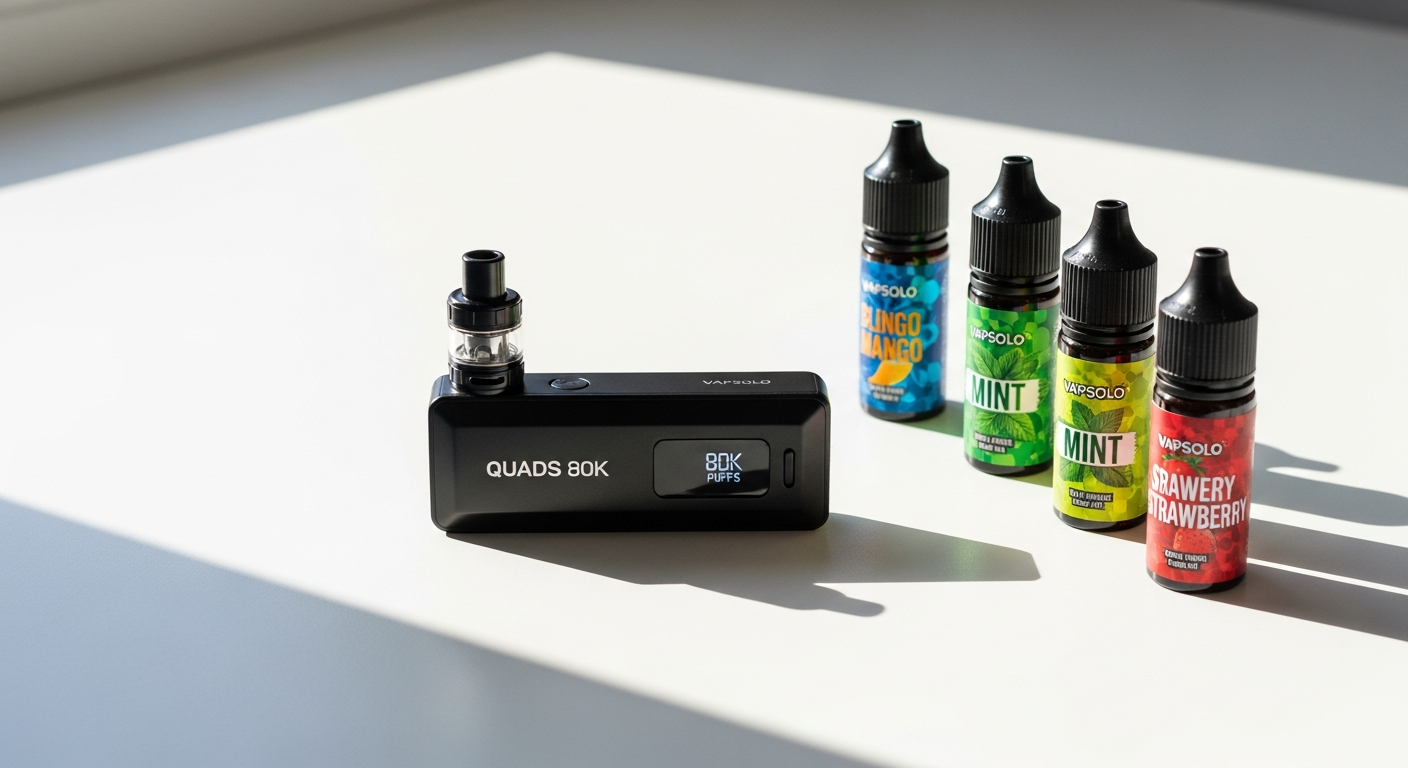 Vapsolo Quads 80K: 80,000 Puff Multi-Flavor