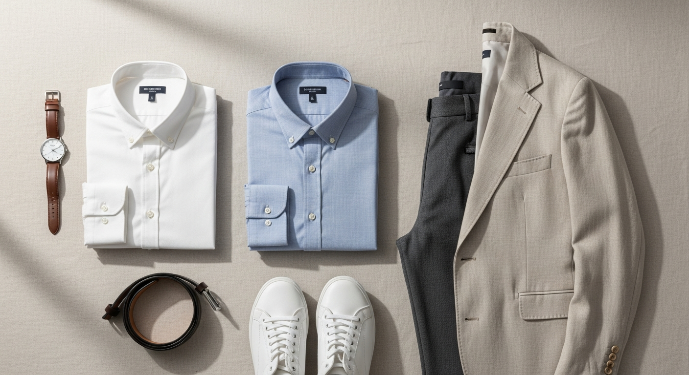 Build a Capsule Wardrobe with Oxford Shirt