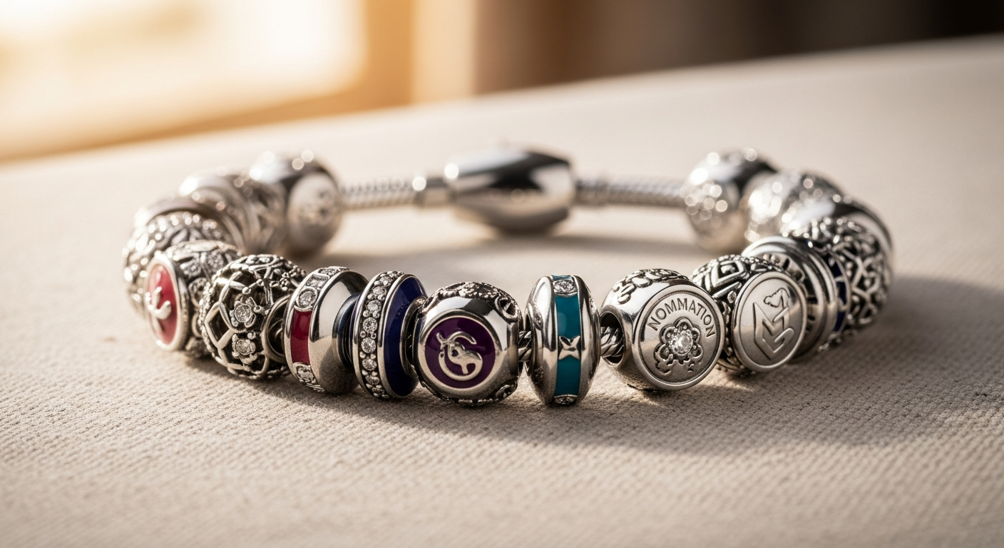 Nomination Classic Stainless Steel Charm Bracelet Guide