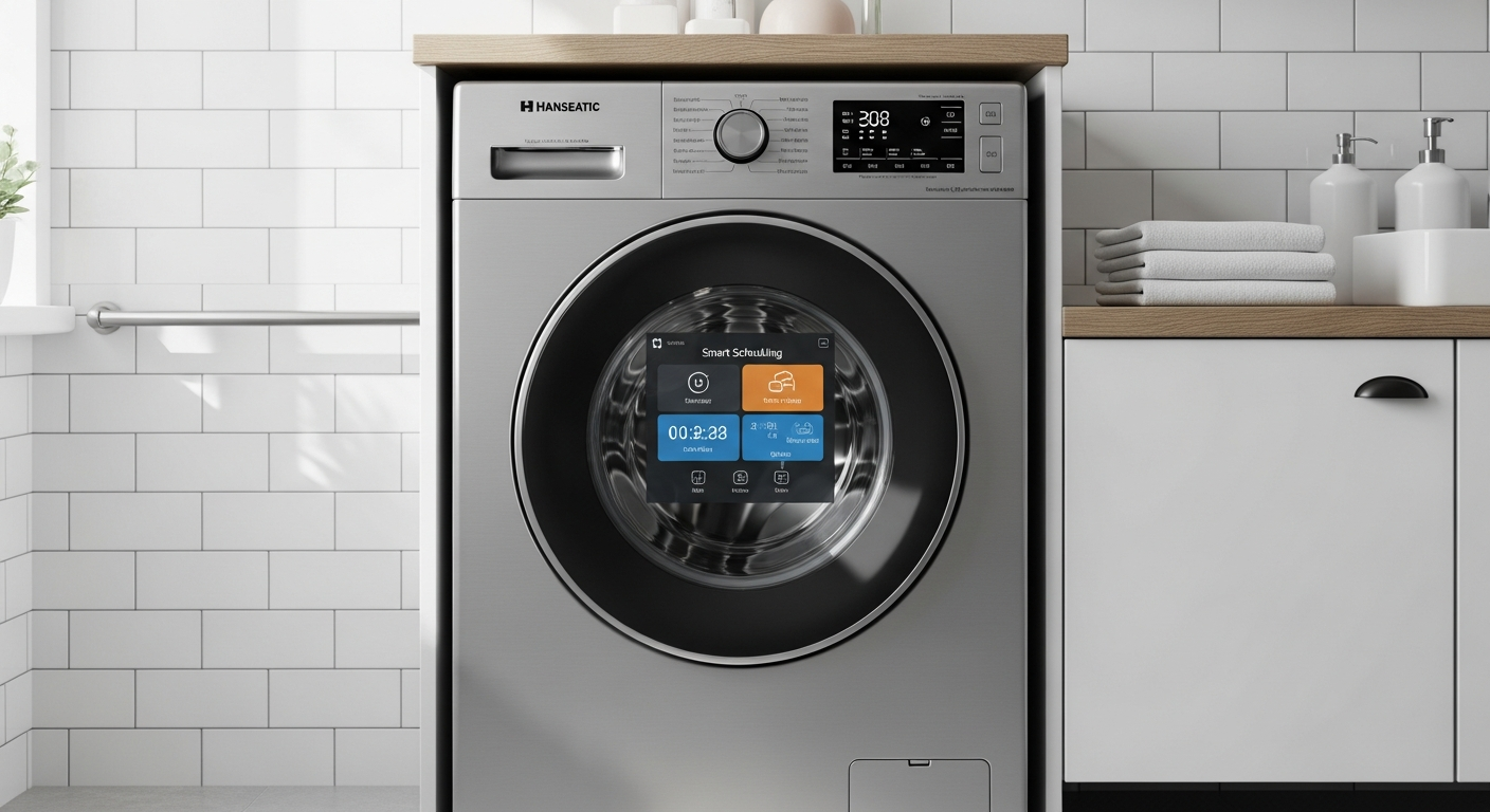 Hanseatic HWMA814B: Smart Scheduling & Quick Wash
