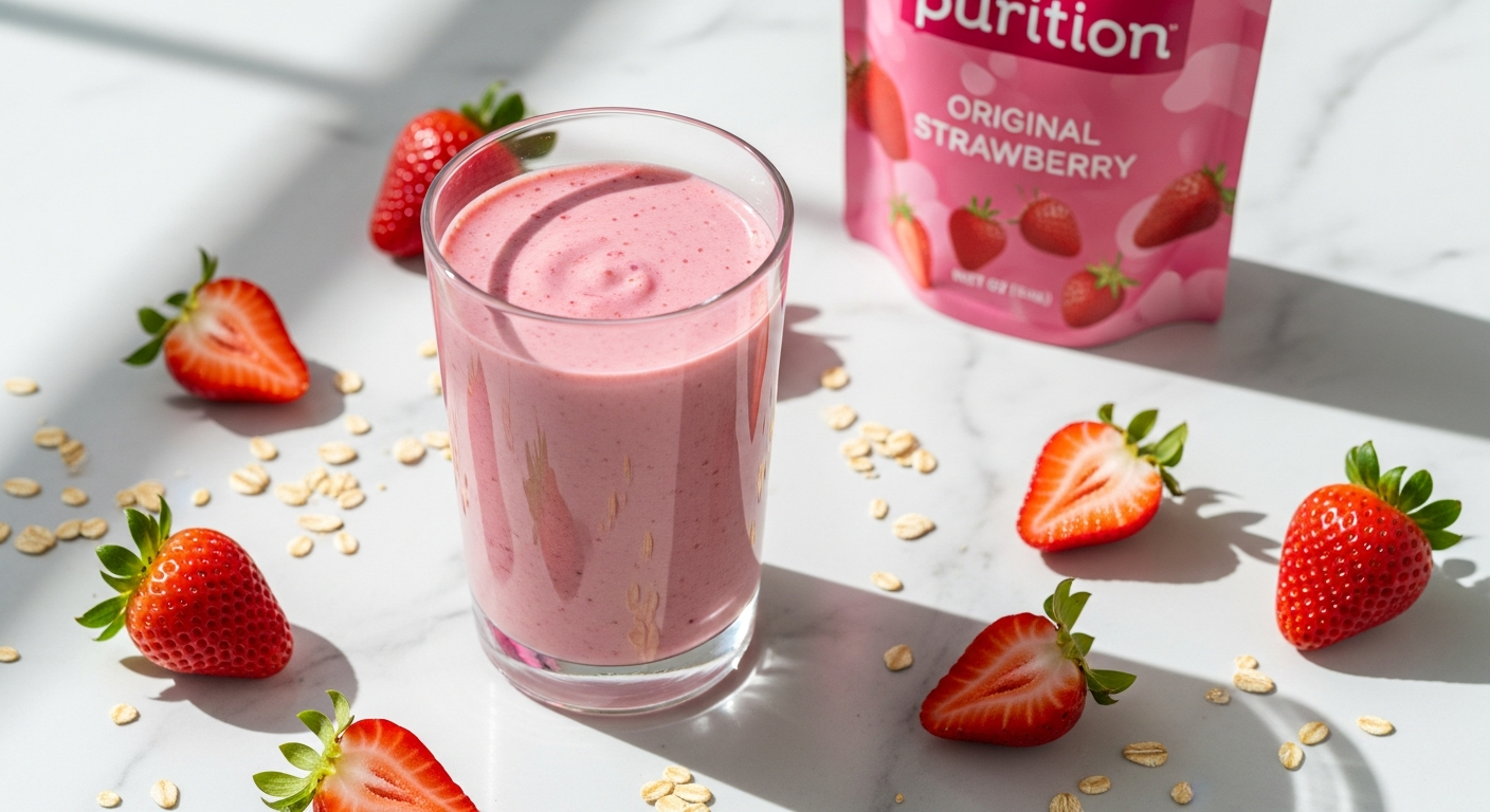 Purition Original Strawberry Meal Replacement Guide