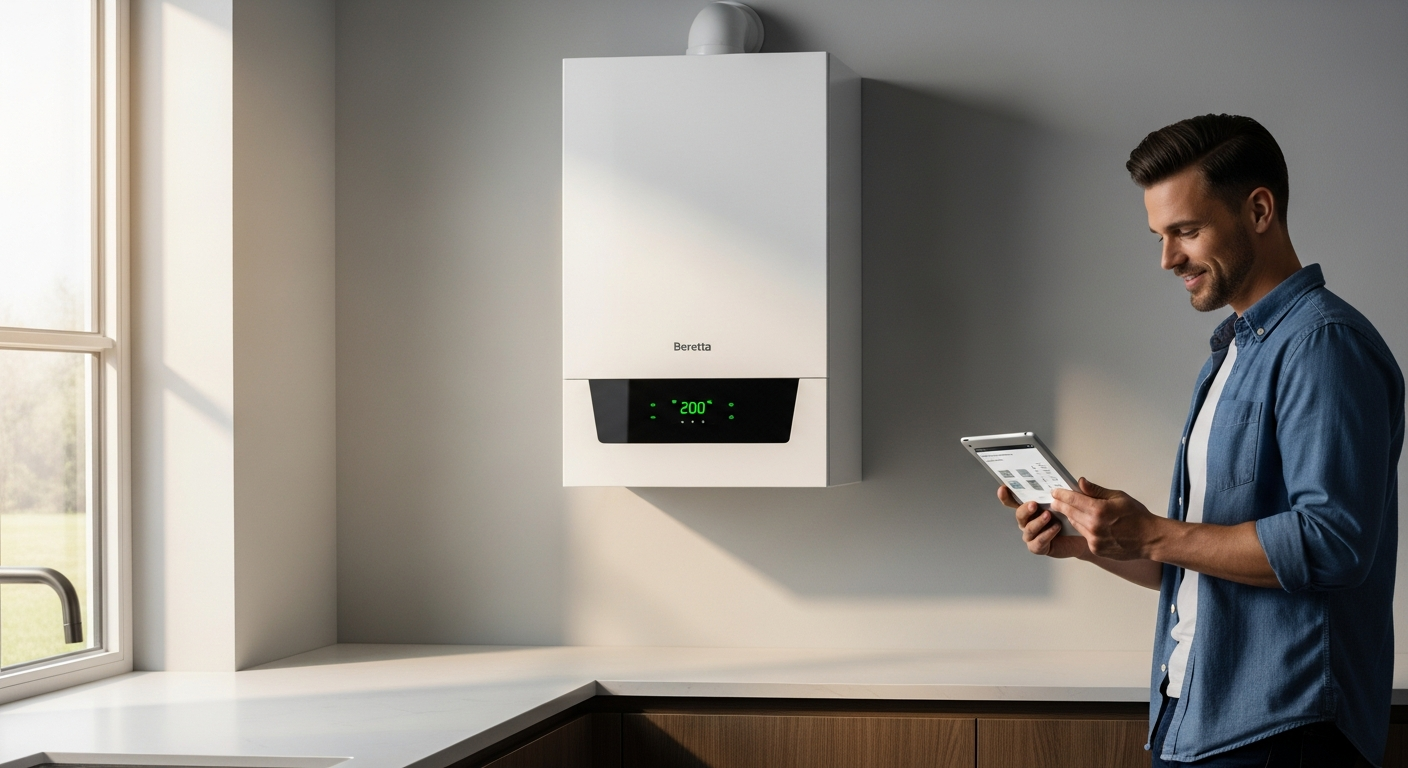 Beretta Exclusive X25C condensing boiler wall-mounted heating system unit