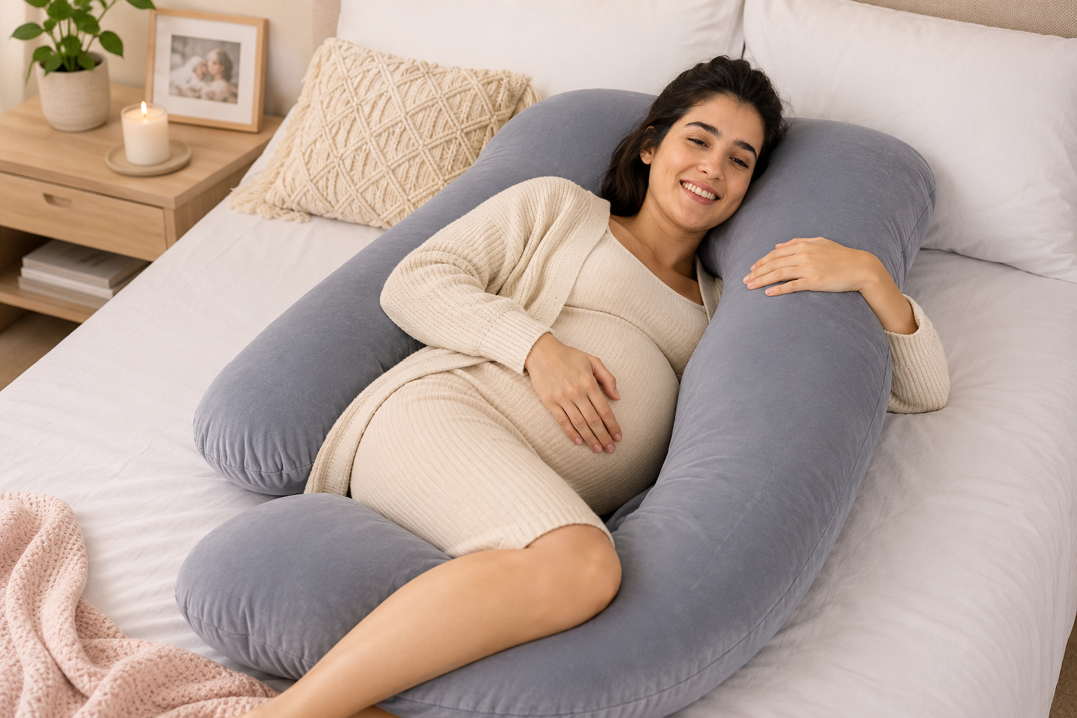 Why Momcozy Pregnancy U-Shaped Pillows Are So Popular Among Expecting Moms