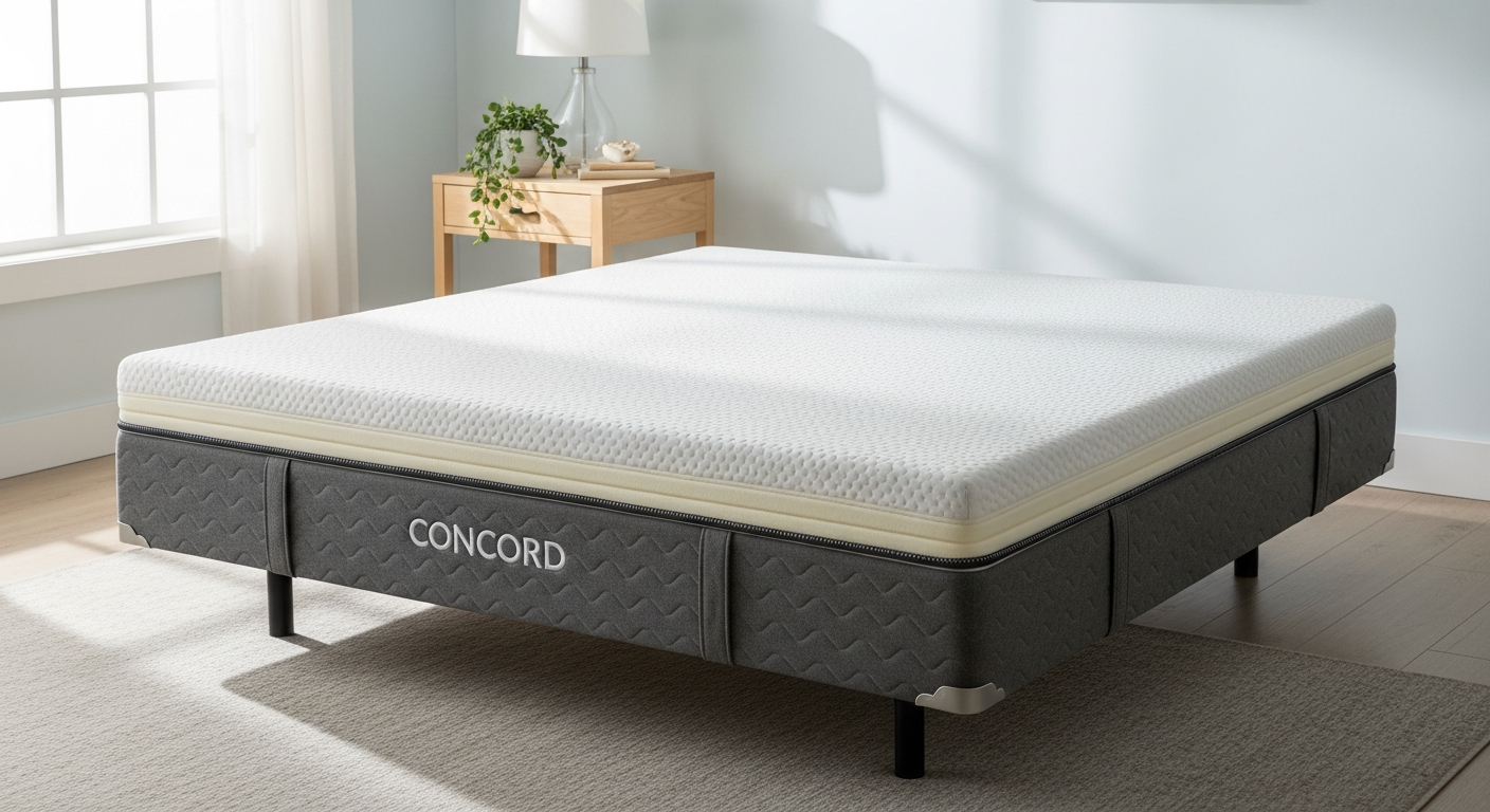 CONCORD DIE MATRATZE Komfortschaum Matratze mit vier Schaumstoffschichten