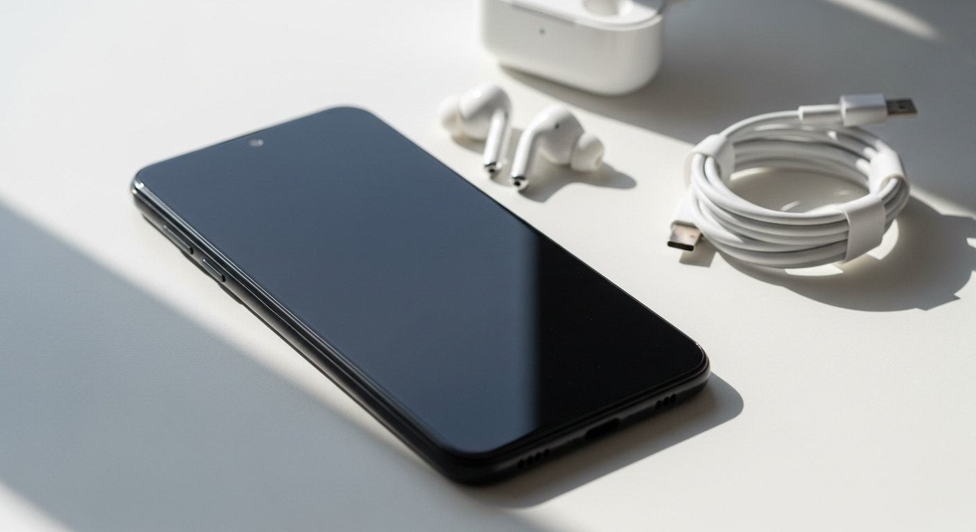 Samsung Galaxy A26 5G smartphone displaying 120Hz Super AMOLED screen with triple camera system