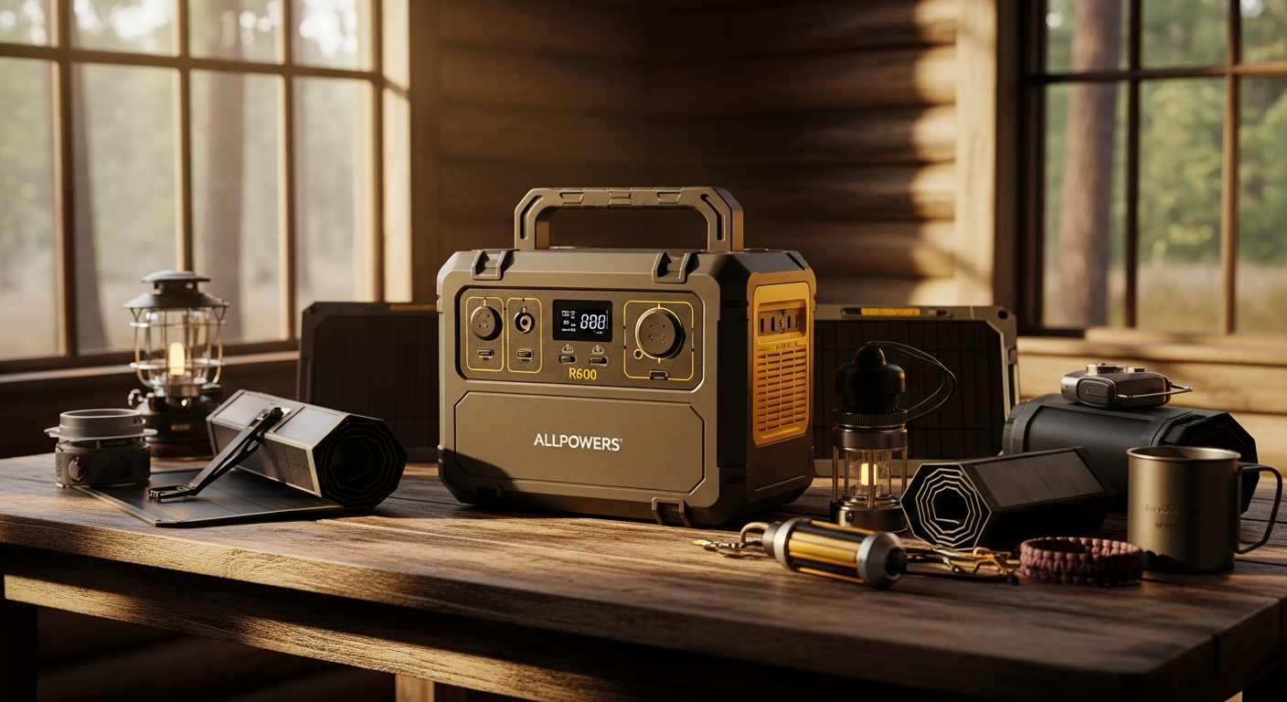 ALLPOWERS R600 Power Station: Off-Grid Living