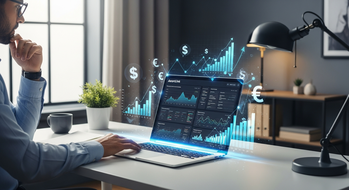 AvantLink Arches Platform dashboard showing advanced affiliate tracking and AI-powered insights