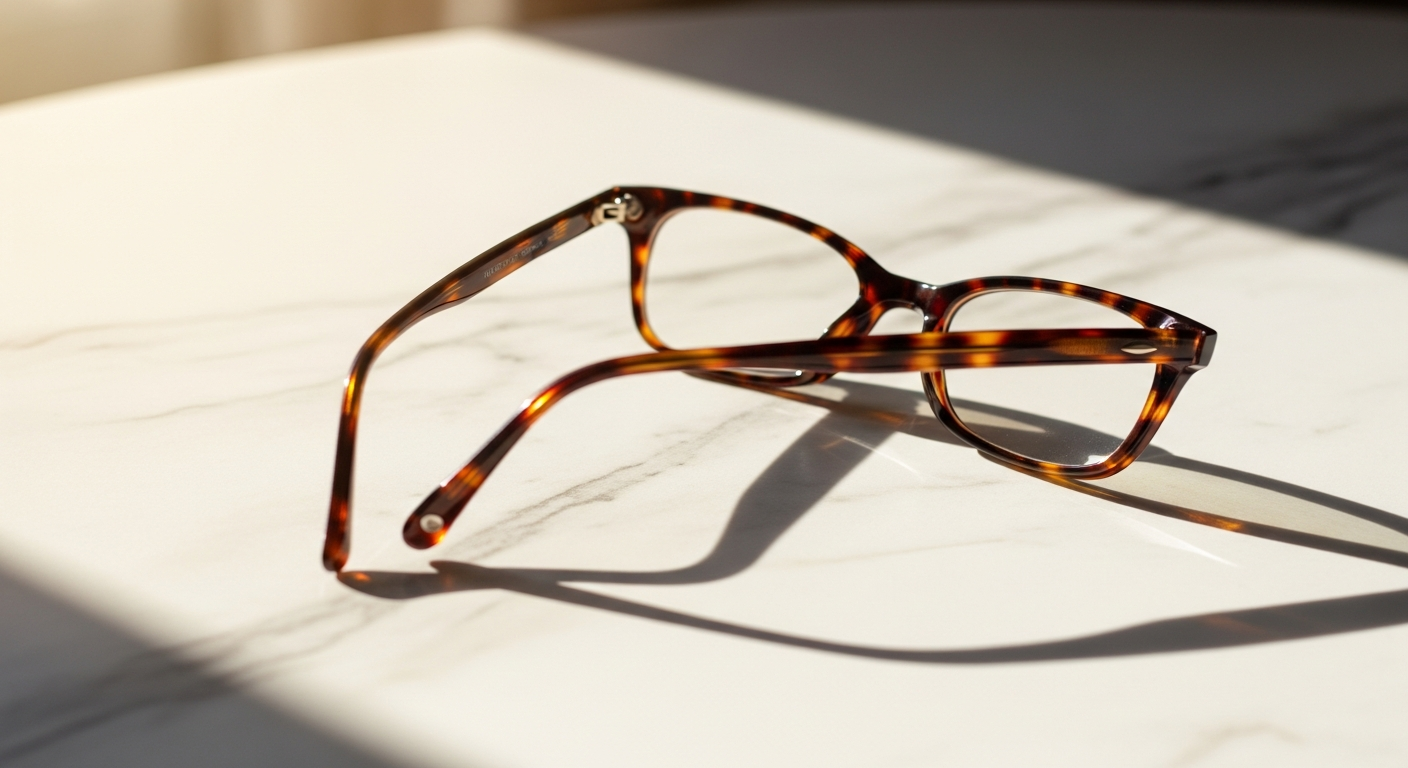 Bailey Nelson Bronte glasses frame in crystal color showcasing premium acetate and metal bridge design
