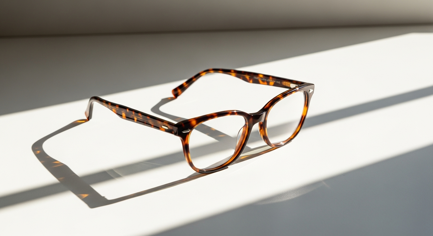 Bailey Nelson Bronte Classic Acetate Glasses in elegant dual-material design with metal accents