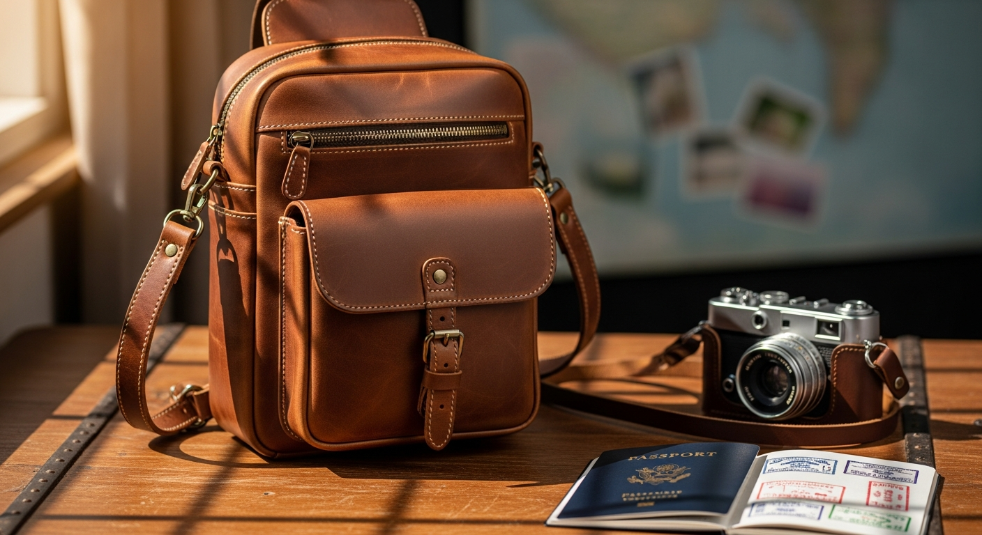 Logan Leather Sling Bag: Your Perfect Travel Companion