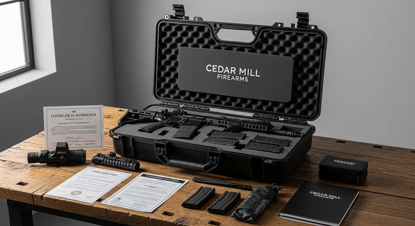 Cedar Mill discreet concealment guitar rifle case for TSA-compliant firearm transport