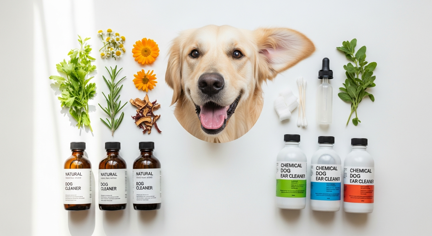 Natural Dog Ear Cleaners vs Chemical Alternatives