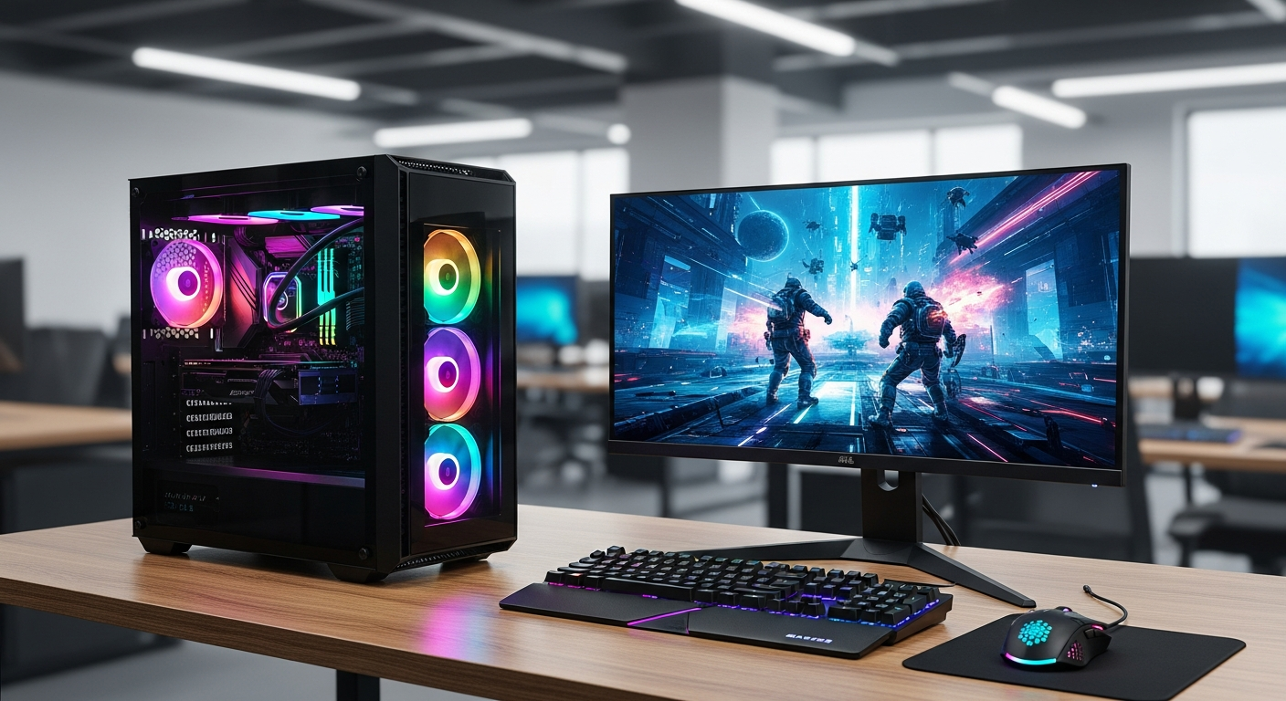 COOLPC Express III gaming PC with Ryzen 7 7800X3D and Radeon RX 9070 XT graphics card