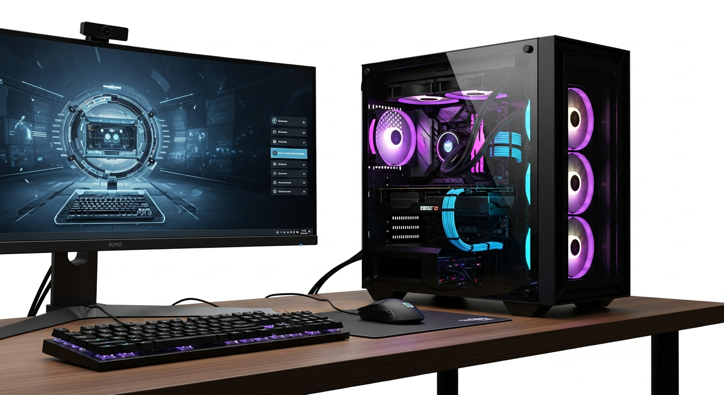 COOLPC gaming PC personalizado de alto rendimiento con componentes premium