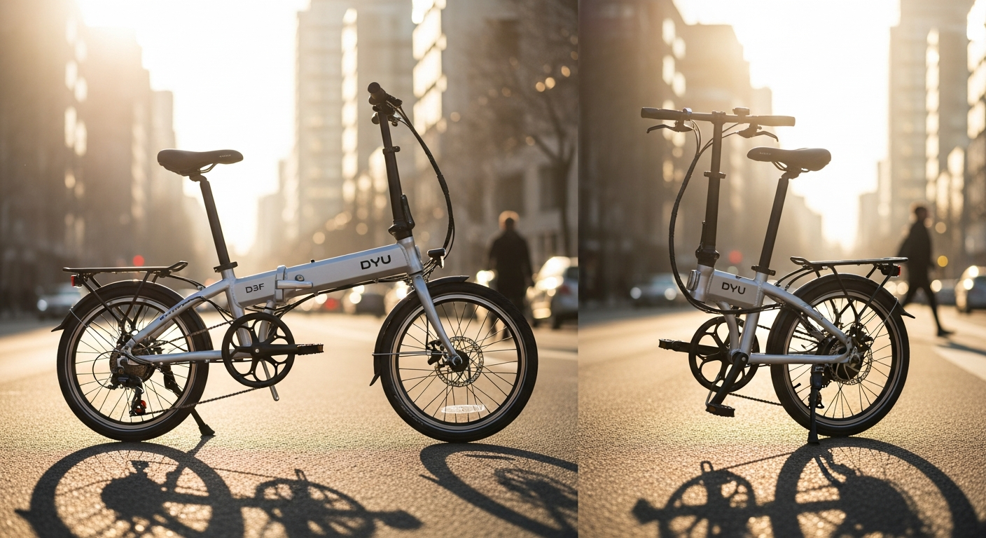DYU D3F Mini Folding E-Bike: Budget Urban Commuting