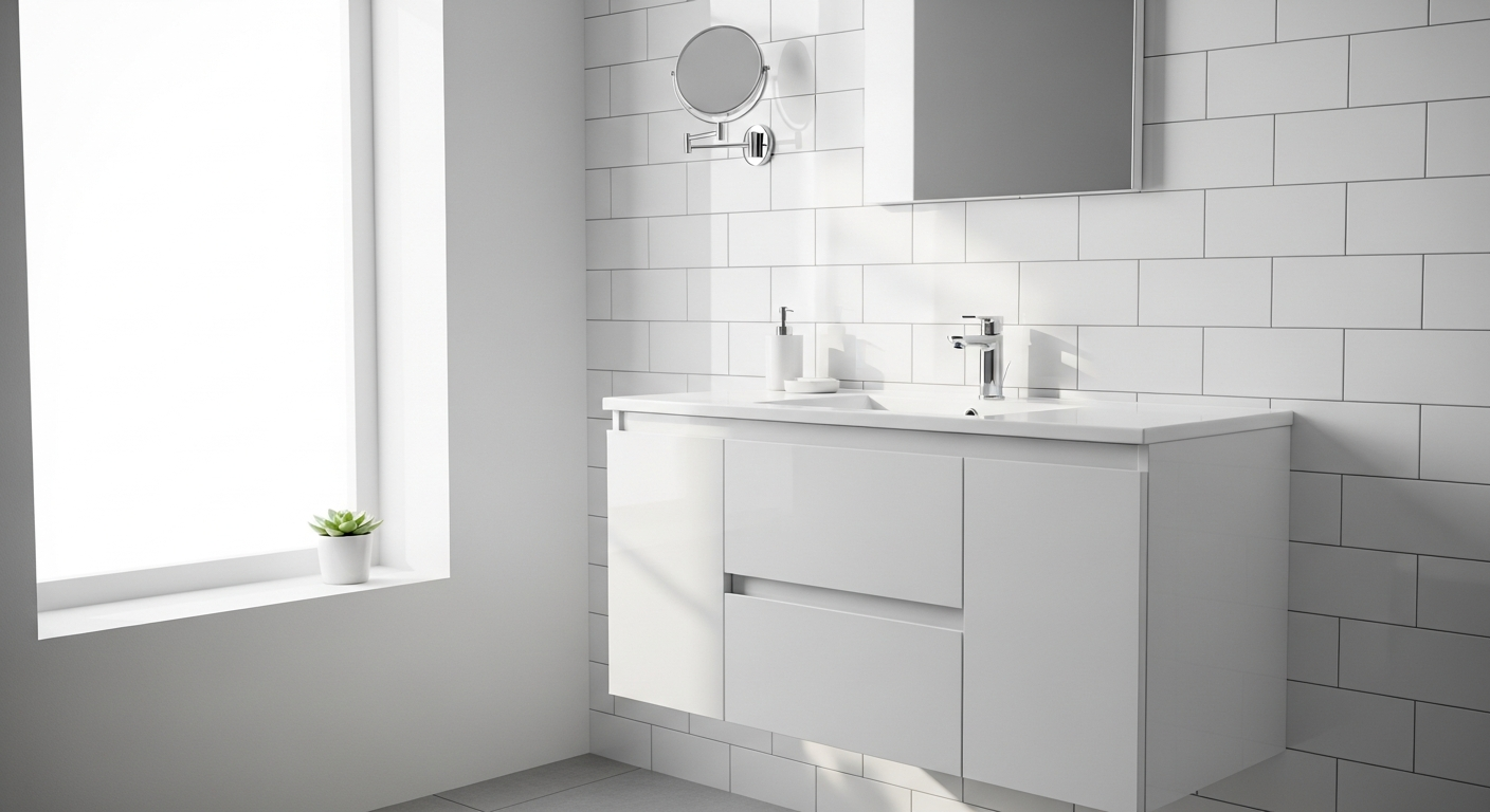 Zafiro 90cm Vanity Unit: Modern Bathroom Design