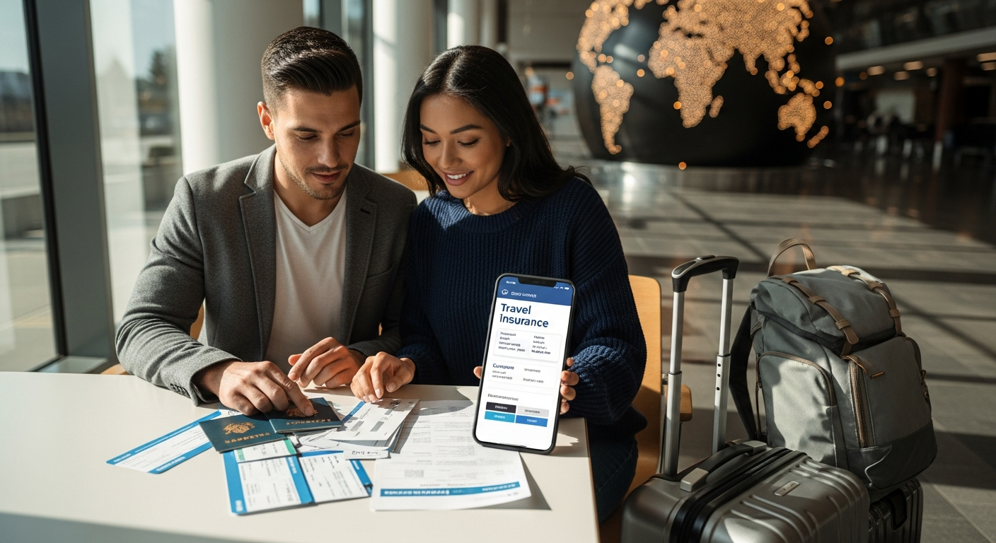 Europ Assistance Smart annual travel insurance policy document with medical coverage details and benefits overview